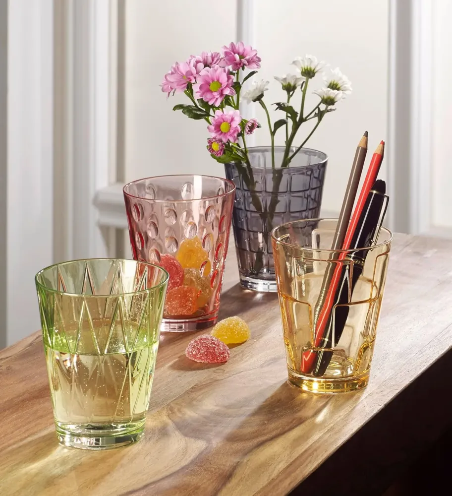 Villeroy & Boch - Dressed Up Bicchiere Da Acqua Set di 4 Trasparente, Lavabile Lavastoviglie, Bicchieri Drink, Bicchiere d...