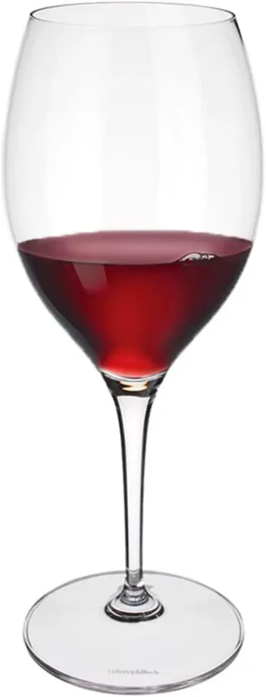 Villeroy & Boch Maxima - Set di 4 bicchieri da vino rosso cristallo, 650 ml, 25,2 cm, lavabili lavastoviglie