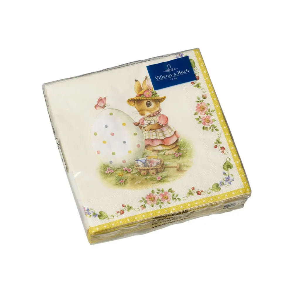 Villeroy & Boch Spring Fantasy Tovaglioli Anna e Paul 33x33 cm 20 pezzi