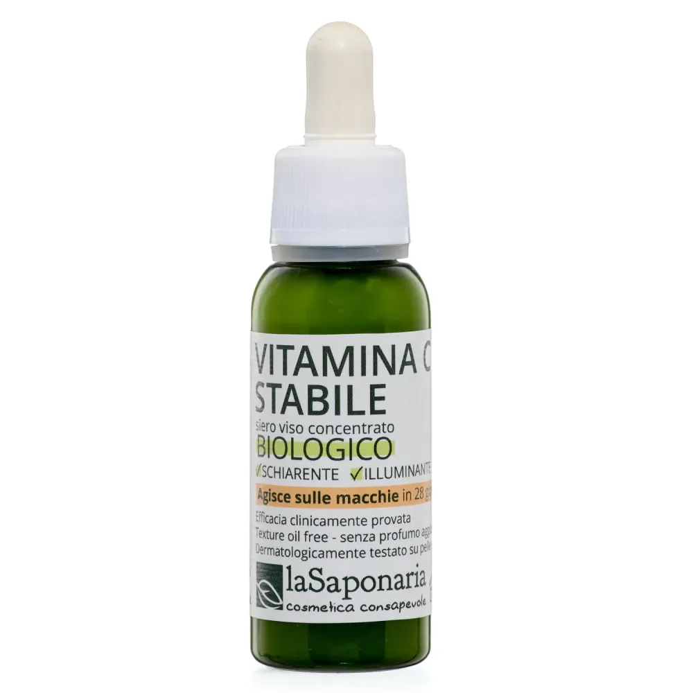Vitamina C Stabile - Siero viso Vitamina C illuminante e antimacchia Attivo puro