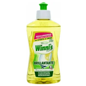Winni's Naturel Brillantante Lavastoviglie 250ml | Anti-Calcare e Anti-Macchia | Lucentezza Stoviglie Perfetta | Ipoallerg...