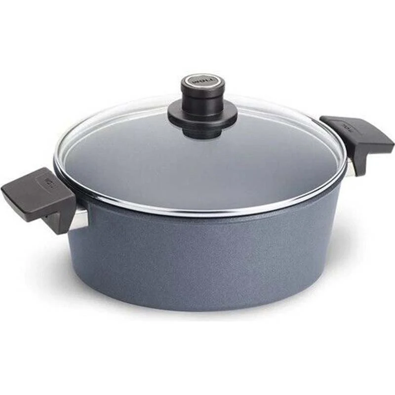 Woll Diamond Lite Casseruola bassa cm 24 antiaderenti induzione + coperchio