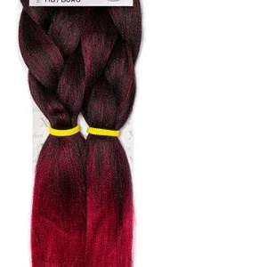 X-PRESSION NIGERIA EXTENSION PER CAPELLI - ALLUNGAMENTO ARTIFICIALE PER TRECCINE COLOUR # T1B/ BURG .