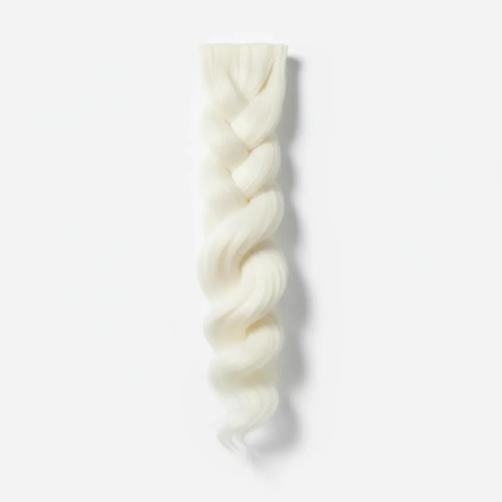 X-PRESSION NIGERIA EXTENSION PER CAPELLI - ALLUNGAMENTO ARTIFICIALE PER TRECCINE WHITE - BIANCO.