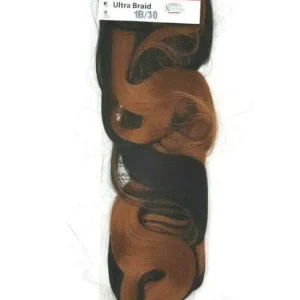 X-PRESSION NIGERIA EXTENSION PER CAPELLI - ALLUNGAMENTO ARTIFICIALE PER TRECCINE COLOUR # 1B/30 .