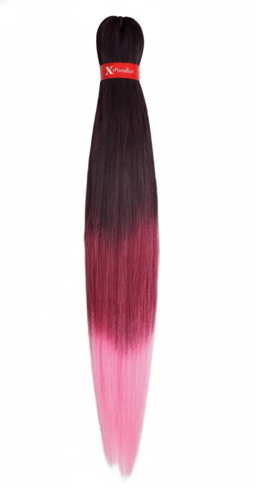 X-PRESSION NIGERIA EXTENSION PER CAPELLI - ALLUNGAMENTO ARTIFICIALE (2PZ) ONE PER TRECCINE COLOUR # OM/CHERRY BLOSSOM