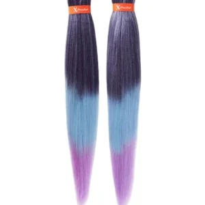 X-PRESSION NIGERIA EXTENSION PER CAPELLI - ALLUNGAMENTO ARTIFICIALE (2PZ) ONE PER TRECCINE COLOUR # T3/OM/BLUE LAVENDER