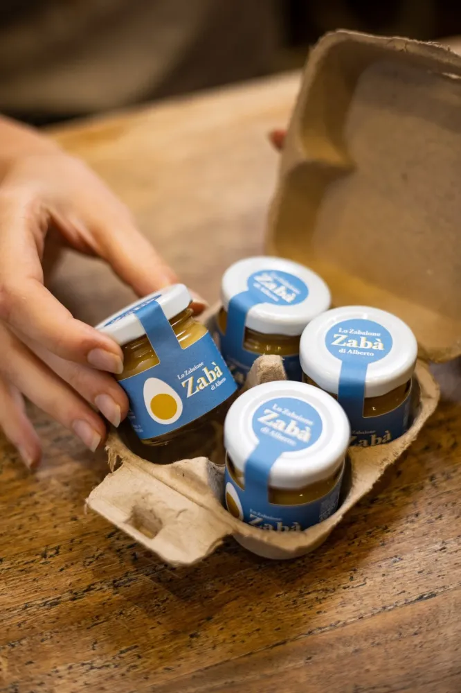 Zabà Classico Mini al Marsala, 4x40g – Zabaione Artigianale Portauova