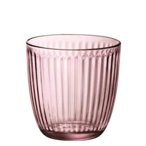 Zara set 6 Bicchieri vetro Lilla Rosa ametista 35 cl