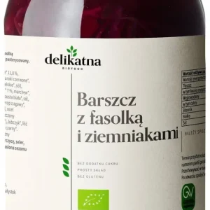 Zuppa borsch ucrainiana con fagioli e patate BIO 900 ml - DELICATE