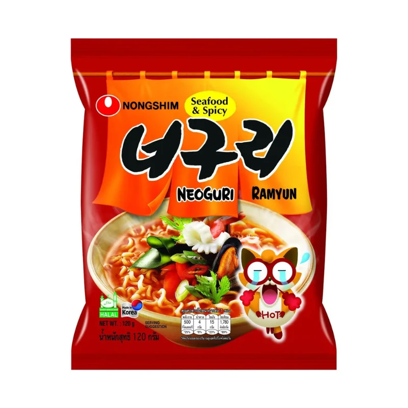Zuppa di noodles piccante ai frutti di mare Neoguri - NONGSHIM - 120g
