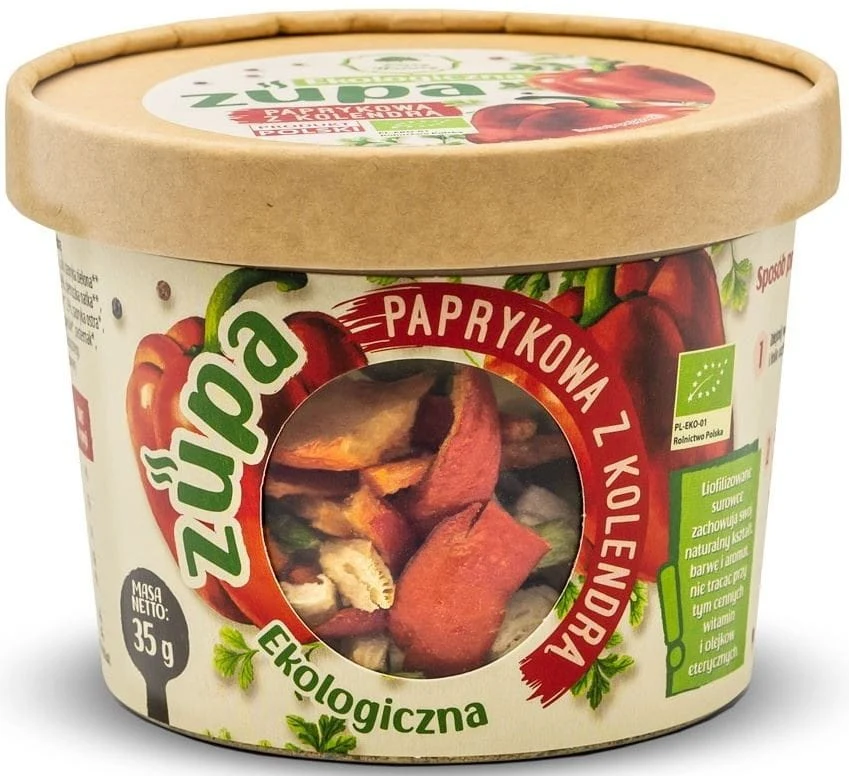 ZUPPA DI PEPERONI CON CORIANDOLO LIOFILIZZATO BIO 35 g - DONI DELLA NATURA