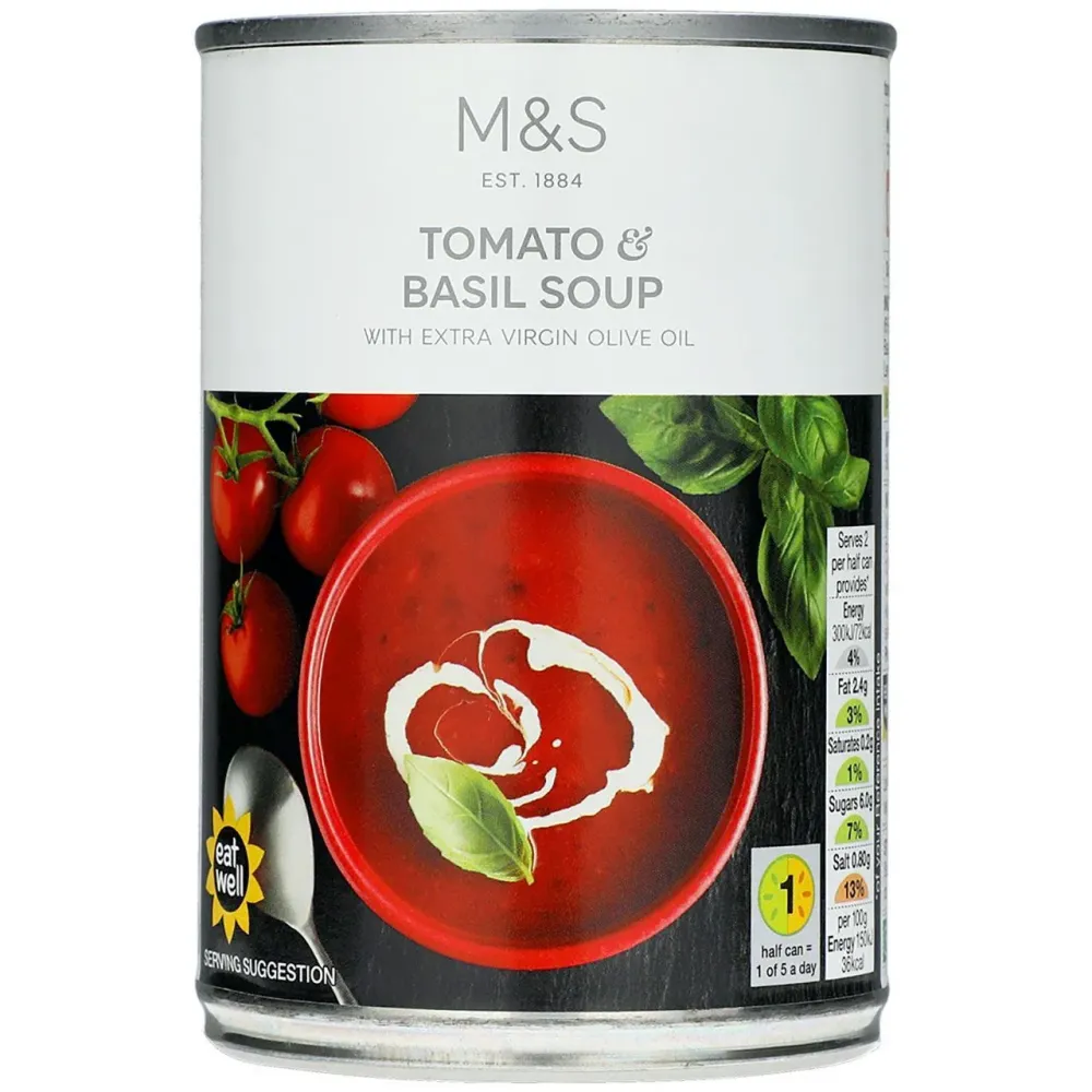 M&S Zuppa Di Pomodoro E Basilico 400g