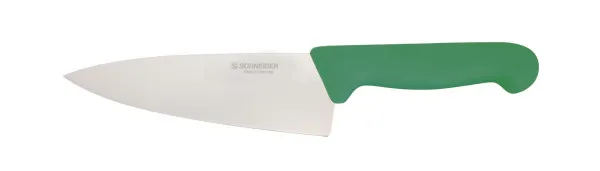 Coltello da chef Schneider misura: 16 cm manico verde 260806