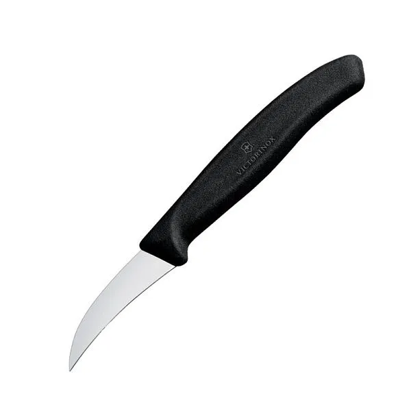 Coltello Victorinox con lama curva 8cm nero CX741