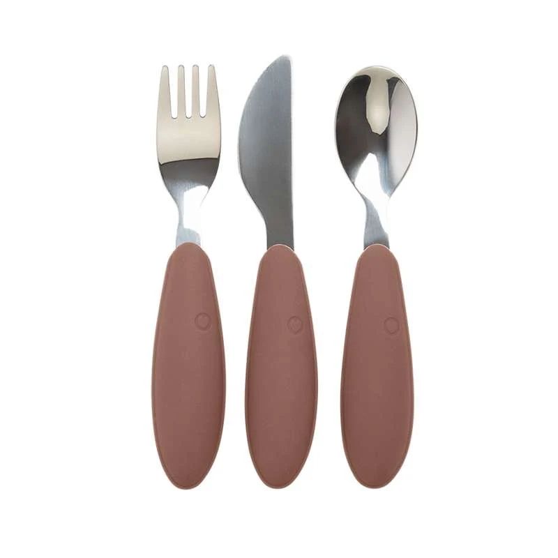 Set Completo di BIBS Dinner Bestiksæt m. 3 Dele - Woodchuck