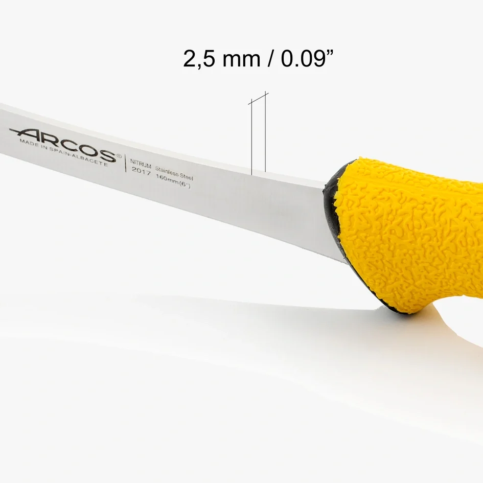 Affilacoltelli Manuale Duo Pro Series Coltello Disosso Semirigido Punta Bisellata 160 mm