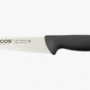 Coltello da cucina colore nero Serie 2900 150 mm con 6 Posate