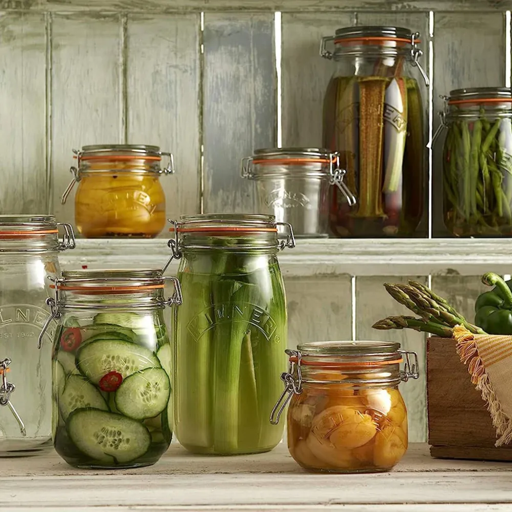 Barattoli di vetro con chiusura ermetica Kilner®