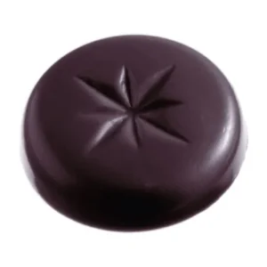 Schneider stampo per cioccolato biscotto rotondo con stella 275x135 mm Ø30x7mm 421357