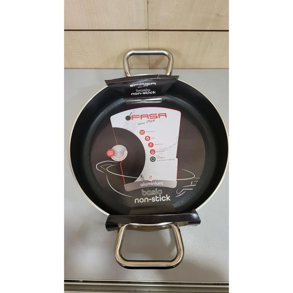 Agnelli Fasa - Tegame Due Manici Antiaderente 28 cm