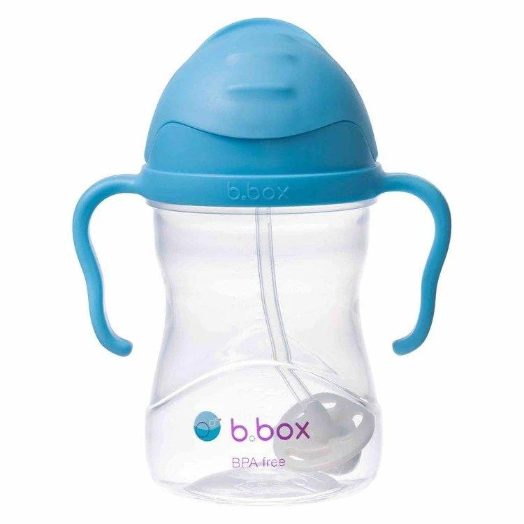 b.box bottiglia con cannuccia pesata senza tappo mirtillo