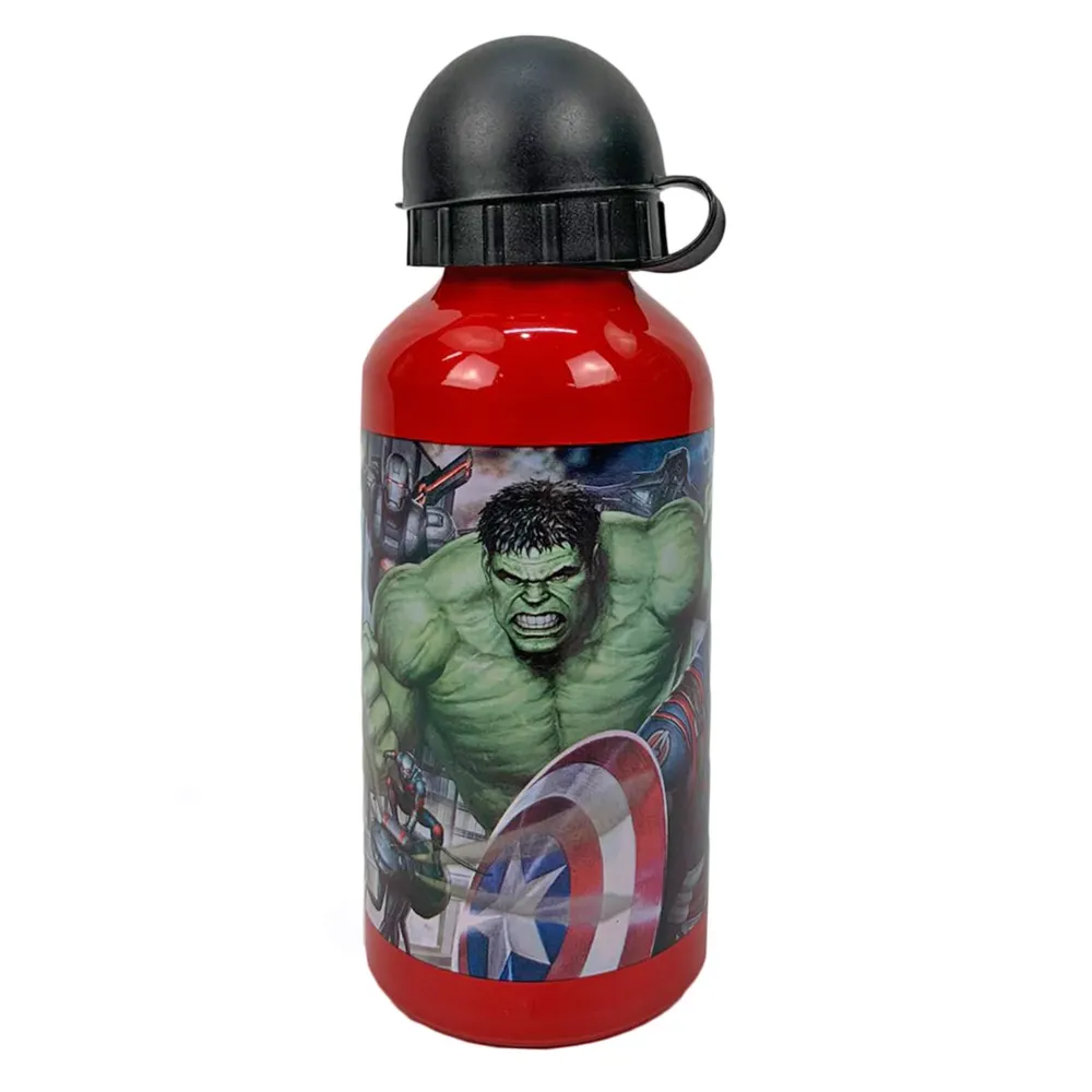 Borraccia Marvel Avengers bottiglia allumino con beccuccio 400 ml 1618