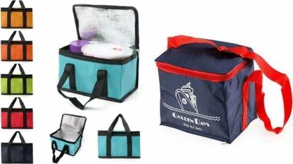 Borsa Termica Con Manici 9 Litri Frigo 16x20x28 Cm Mare Spiaggia Campeggio