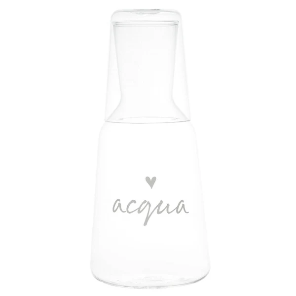 Bottiglia con Bicchiere Acqua