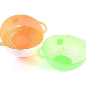 Colapasta Sunny 22 cm – Plastica Resistente, Manici Laterali - Colori assortiti