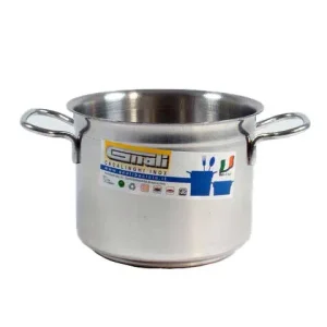 Gnali realterm pentola 2 manici nikel free inox cm 14