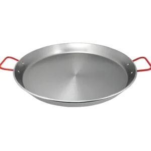 La Ideal Paella Valenciana Diametro 100 Cm 4 Manici Ferro Spazzolat