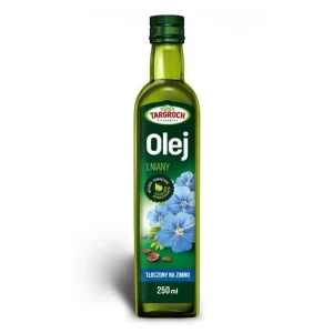 Olio di lino - spremuto freddo - bottiglia di vetro 250 ml Targroch