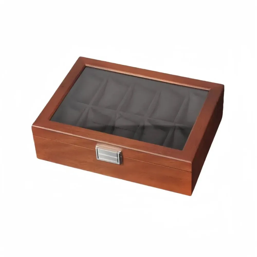 Porta orologi - Eleganza 10 orologi Interno nero