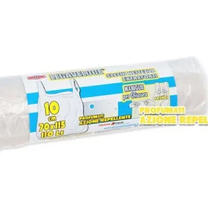Sacchi pattumiera 70x115 10 pezzi neutro prof.10163