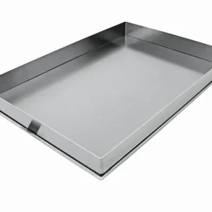 Teglia per torta tagliata Schneider alluminio 2 parti 580 x 400 x 50 mm base e cornice di cottura 995890