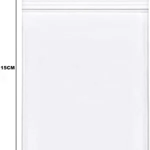 1000 Pezzi Buste Richiudibili con Zip Pressione 10X15mm Trasparente Spessore 30 Micron