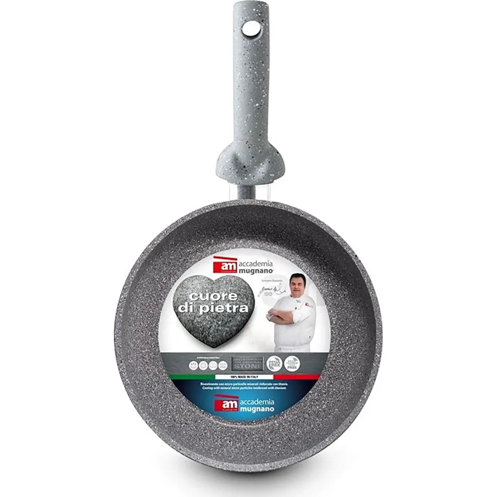 ACCADEMIA MUGNANO - Padella antiaderente Linea Cuore di Pietra diametro 30 cm