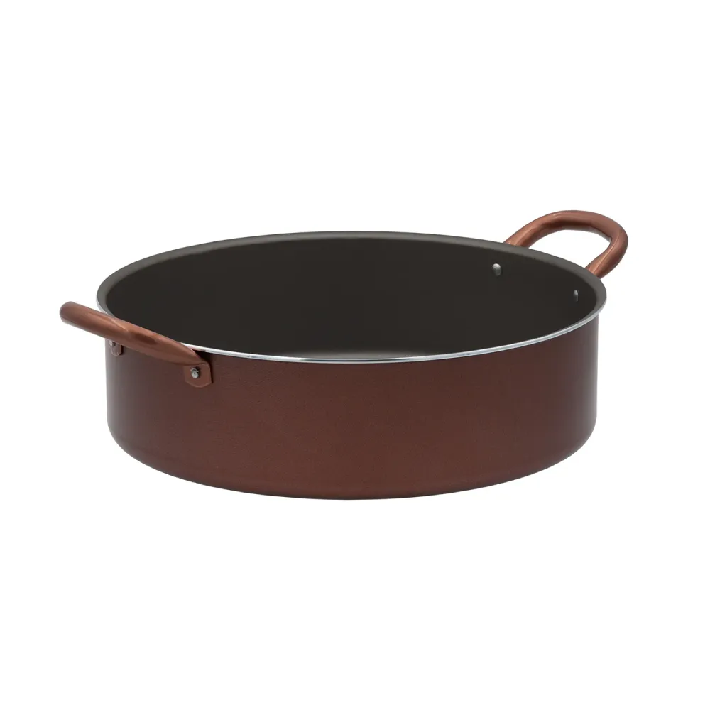 ACCADEMIA MUGNANO - Tegame Alto Professionale Linea Professione Cuoco diametro 34 cm