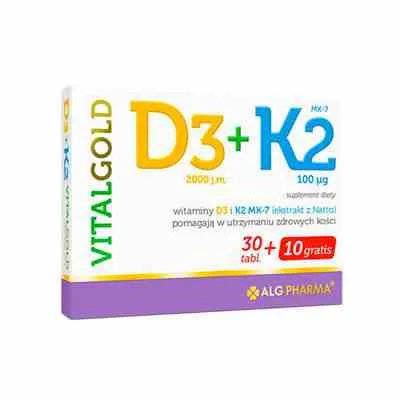 Alg Pharma D3+K2 VitalGold 40 compresse