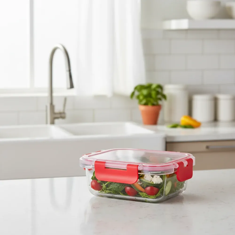 Contenitore Ermetico Vetro Borosilicato ALPINA 4 Clip