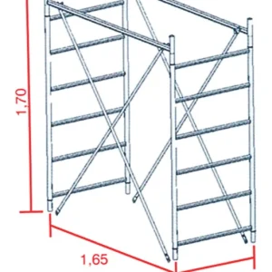 Alzata Torre Grim 170 Cm- 1,0 Pz