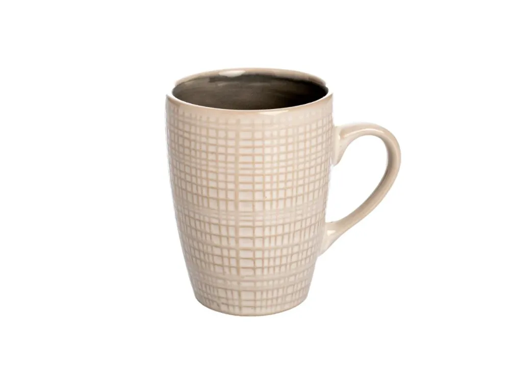 Antigua mug d.8x11cm set da 2 mug grigio
