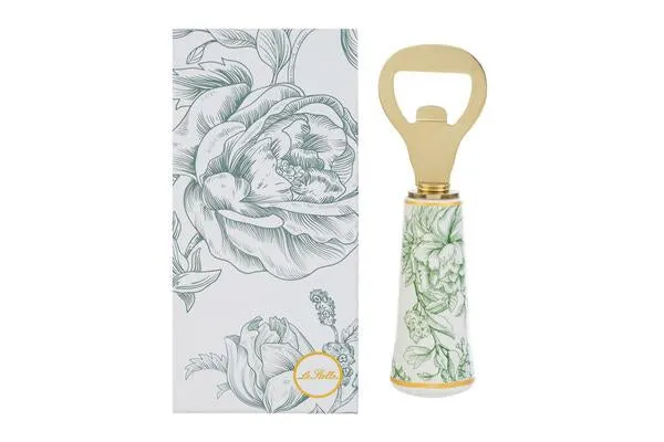 APRIBOTTIGLIE CON MANICO VETRO DECORO VERDE