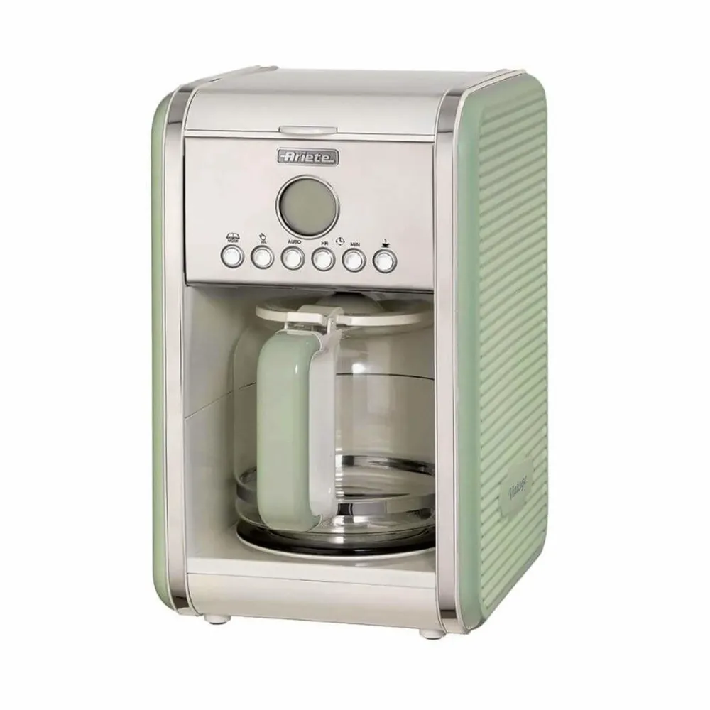 Ariete 1342/04 Macchina da caffè filtro – 12 tazze, 1,5 l, filtro permanente, verde