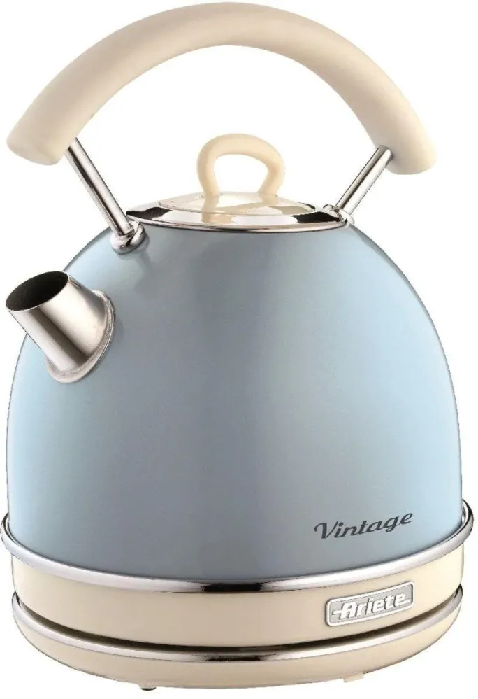Ariete 2877 bollitore elettrico 1,7 litri di design - infusi, tè e tisane - autospegnimento - 2000 watt - acciaio inox - l...