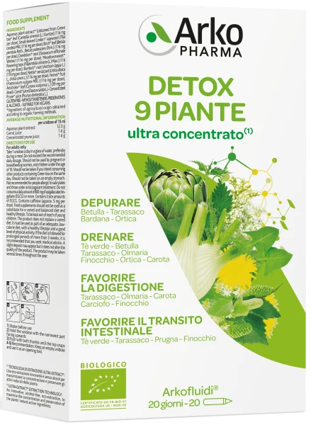 Arkofluidi Detox Bio 20 Unidose
