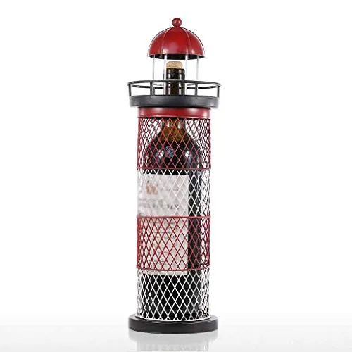Metal Faro del Faro del Vino Rosso del Vino del Vino del Vino del Ferro, Decorazione del Tavolo del Metallo Decorazione de...