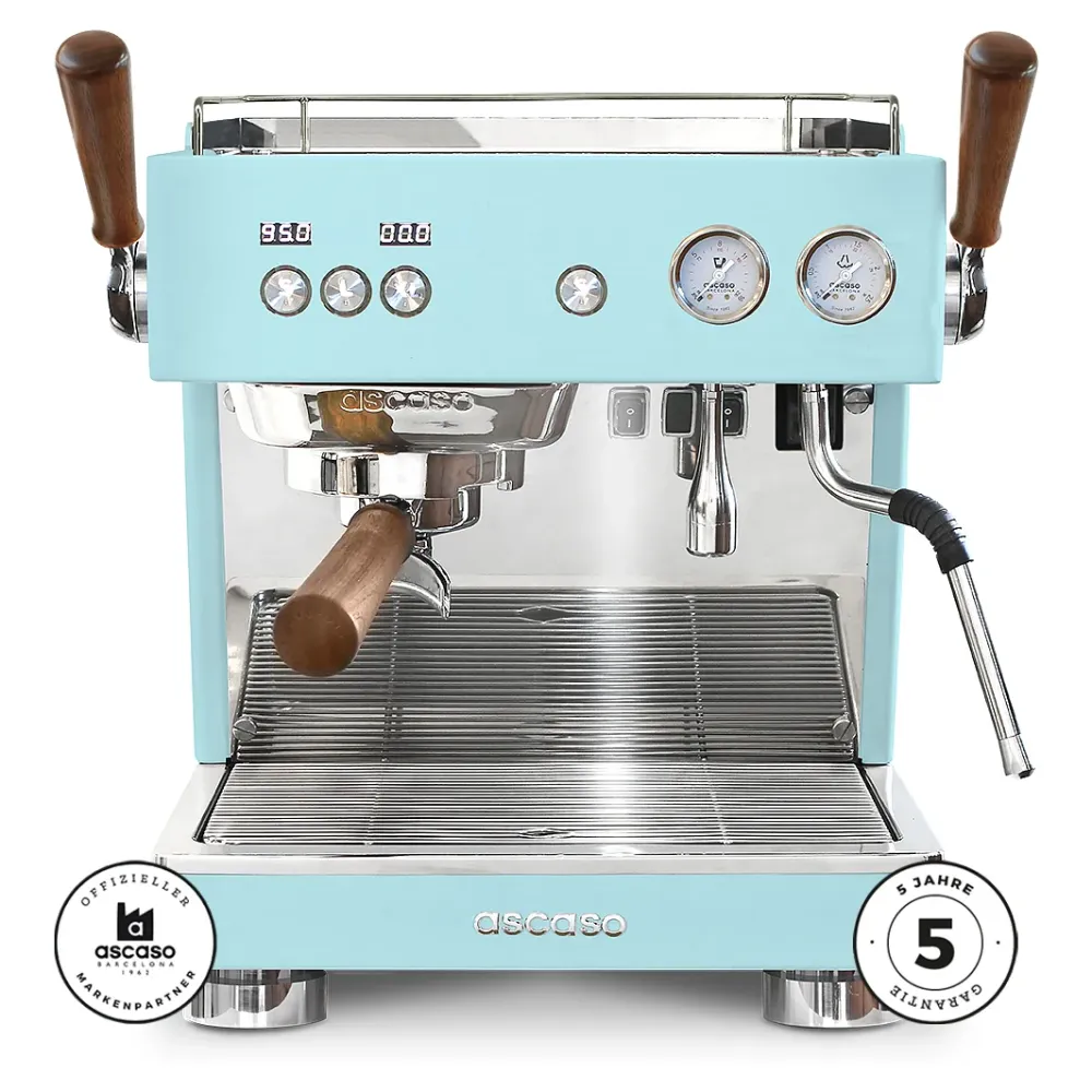 Ascaso Baby T Plus con Flowcontrol Blu