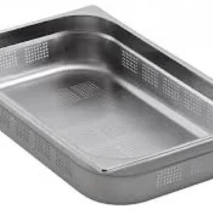 BACINELLA FORATA ACCIAIO INOX GN1/3 H100MM
